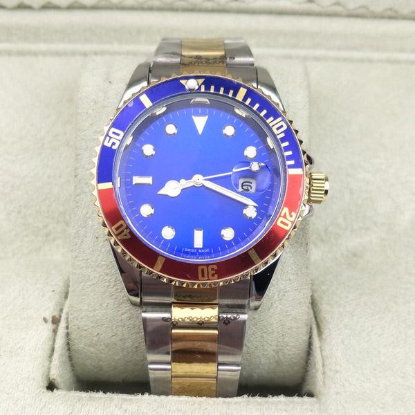 

r2019 men and women luxury watch cool quartz wristwatches fashion stainless steel calendar business mens watch, Slivery;brown