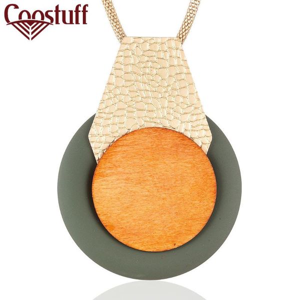 

pendant necklaces vintage gold long rope chain necklace women's jewelry geometry & pendants female suspension decoration accessories gi, Silver