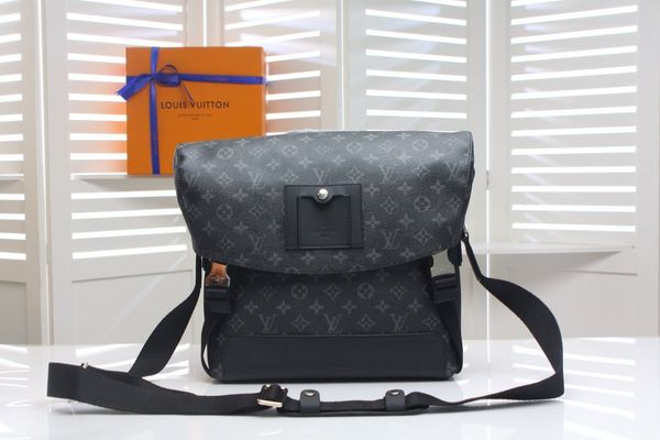 

classic college style shoulder bags for men canvas real leather pvc shoulder crossbody messenger bag for man m 38x28x10cm s 32-26-8cm