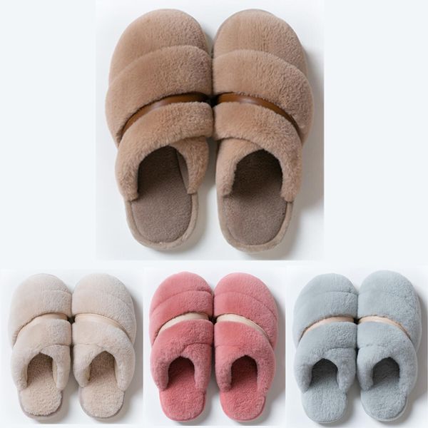 

2020 non-brand winter тапочка для женщин мужчины мех сандалии тройной розовый синий крытый главная обувь keep warm резиновые плоские сандали, Black