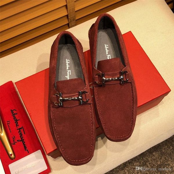 

a8 design mules princetown flat soled casual shoes authentic cowhide metal buckle ladies shoes leather men trample shoes38- 45