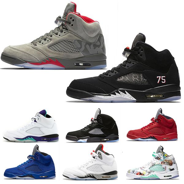 

wings psg 5s basketball shoes v black white grape cement mens trainers designer sports shoe metallic silver olympic gold sneakers us7-13