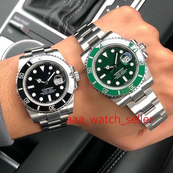 

7 styles luxury mens watches ks 40mm sub 116610 116618 116613 116619 waterproof 50m ceramic bezel 2836 automatic movement ss904l, Slivery;brown