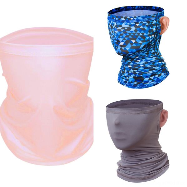 

ercnf cover magic scarf running bicycle bandana sports ride mask anti-uv face mask cycling headwear fishing scarfsilk, Black