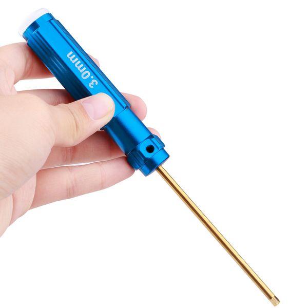 

1pcs hex screwdrivers key driver tool set 1.5mm 2mm 2.5mm 3mm for rc hobby model car/heli hsp alloy aluminum tools kits