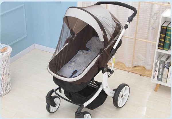 

500шт детская коляска crip netting малыш коляска москит насекомое чистая безопасная сетка открытый уход за ребенком полное покрытие сетки