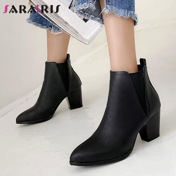 

sarairis new arrival ins female fashion solid platform summer sandals casual party sandals women wedges heels shoes woman, Black