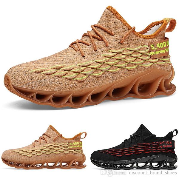 

brand1 sale light green yellow gold black red gray cushion young men boy running shoes low cut designer trainers sports sneaker