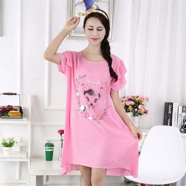 

2018 summer lady nightgown women nightwear nightdress female sleeveless nighty sleepwear sleepshirt home clothing ad0265, Black;red