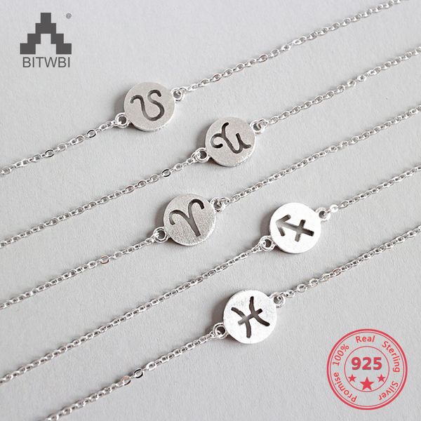 

925 sterling silver virgo taurus libra gemini 12 zodiac constellation horoscope astrology bracelet bangle birthday gift, Golden;silver