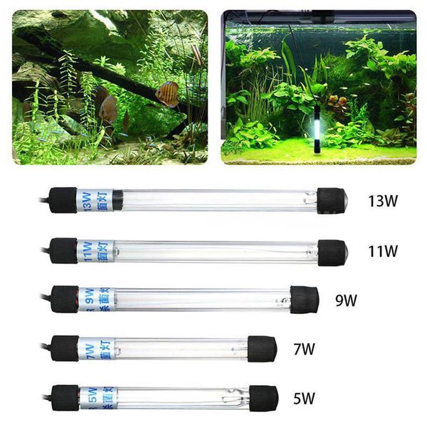 

aquarium fish tank uv lamp sterilizer lights water treatment purifier lights