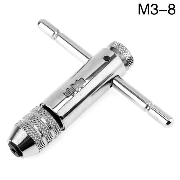 

m3-8m 5-12 die ratchet female / wrench ratchet t tap wrench holder metric imperial thread bolt screw tap drill
