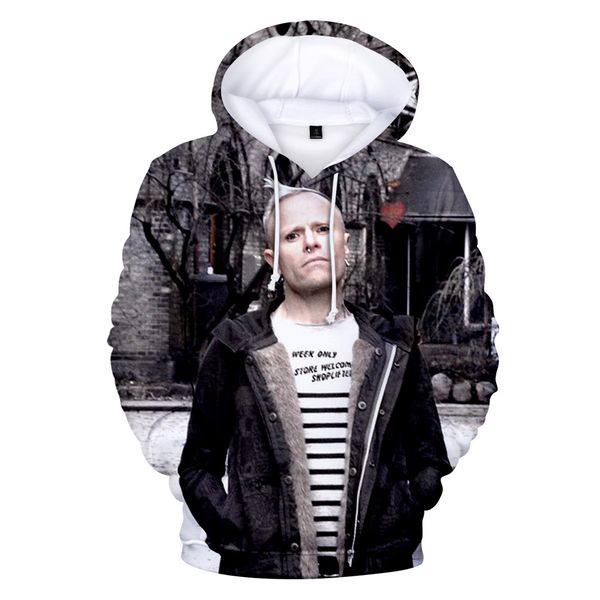 

harajuku sweatshirts pullovers keith flint mens 3d designer hoodies spring autumn fashion hooded, Black
