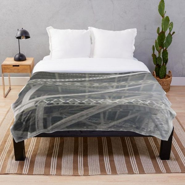 

all season printed flanelle blanket super soft cozy throw blanket under the bridge