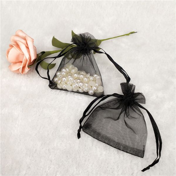 

100pcs organza bags jewelry packaging sachet bags wedding event decoration supplie 7x9 9x12 10x15 11x16 13x18 15x20 17x23cm 6z