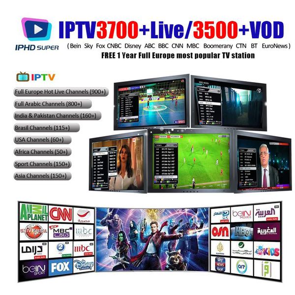

Best IPHD iptv subscription 3700+ Stable Europe Arabic India Brazil Spain Portugal Latin UK USA Africa Asia Sport channels abonnement iptv