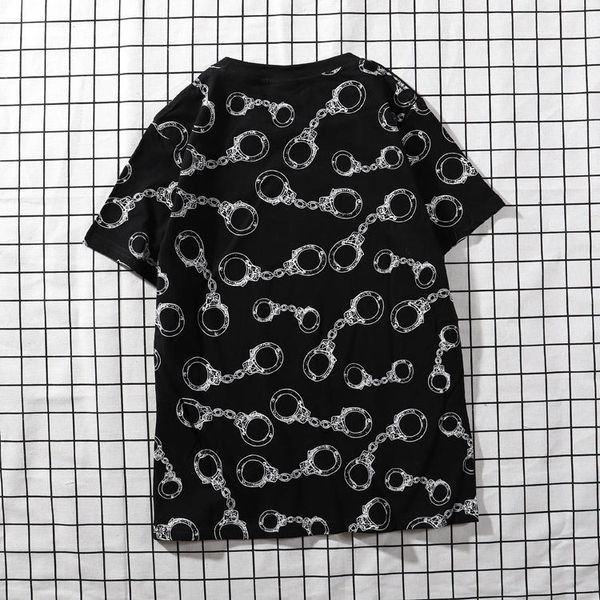 

мужская женская дизайнерская футболка роскошные мужчины марка майка пара повседневная тройники летняя мода мужская женская тройники, White;black