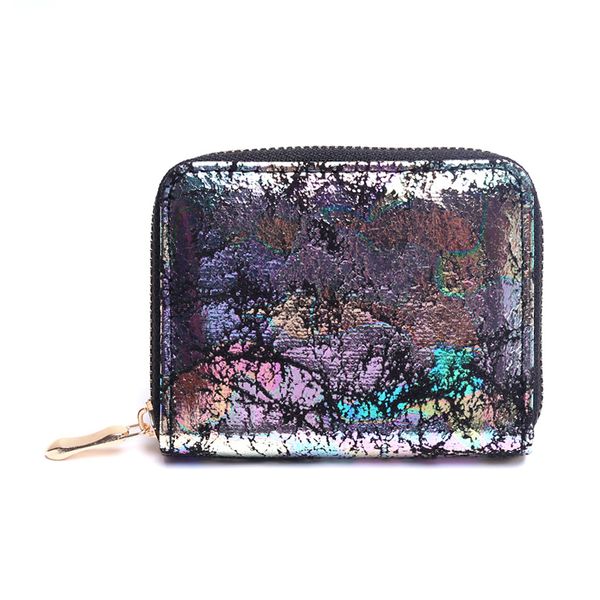 

women wallet fashion purse female colorful short wallets zipper pouch handbag for women coin pu leather purses card holder, Red;black