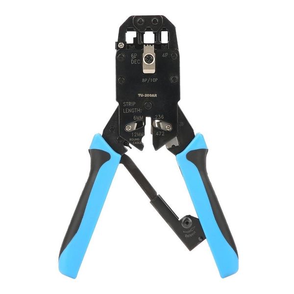

tu-200ar network ethernet cable crimper wire crimping pliers tool for 8p8c rj-45 new y200321