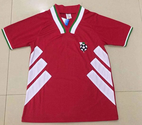 

retro classic 1994 bulgaria soccer jerseys 94 home away retro football shirt s-2xl, Black;yellow