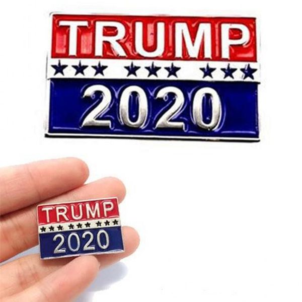 

2020 donald trump brooch metal button badge cloth pins united states president campaign women men jewelry fy6103