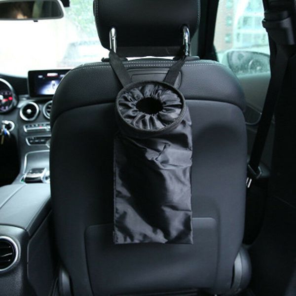 

car seat back trash holder hang litter bag garbage storage rubbish container