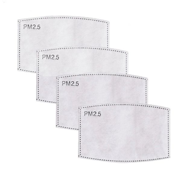 

100pcs disposable filter pad for kids face mouth mask respirator pm25 suitable for n95 kn95 kf94 ffp3 2 1 protective masks