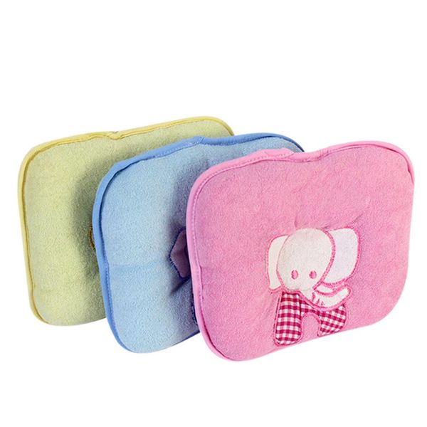 

cute elephant baby infant memory pillow prevent skew head