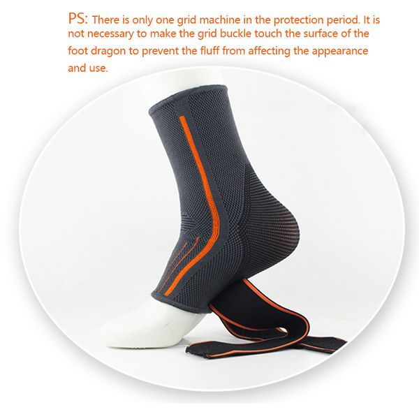 

1pcs открытый спорт поддержки лодыжки упругие high protect спорт голеностопного оборудование безопасности запуск баскетбол brace поддержки, Blue;black