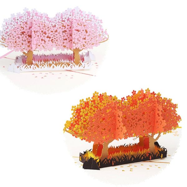 

3d up flowers greeting card christmas birthday new year invitation h7ea
