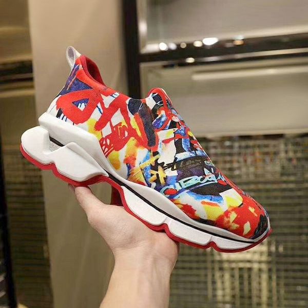 

2019 european station rivet men's shoeschanel leather low cut flat bottom women sports shoes non-slip luxury slip-on leisure shoes, Black