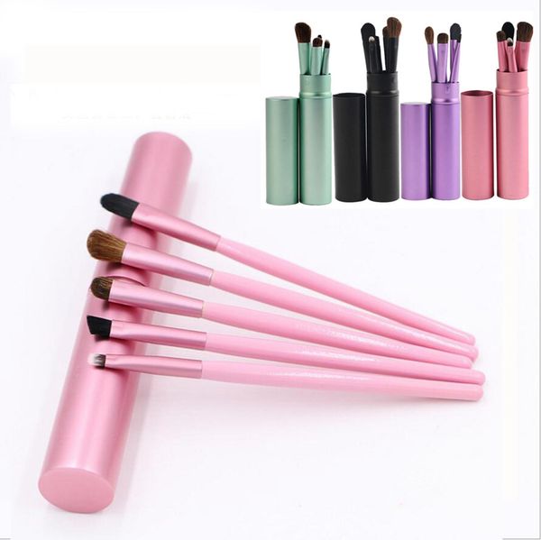 

5pcs travel portable mini eye makeup brushes set for eyeshadow eyeliner eyebrow lip make up brushes kit professional tools rra1766