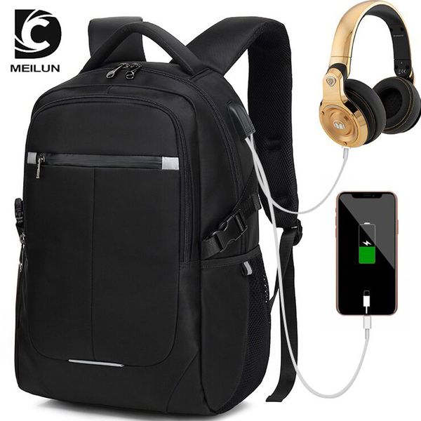 

backpack men's travel leisure business computer korean version of fashion flow high school student bag trip shoulder