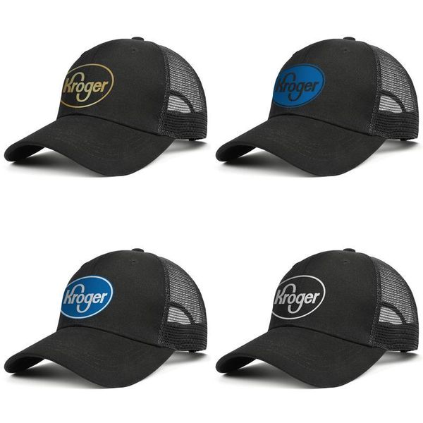 

kroger supermarket shopping flash gold adjustable trucker cap dad designer personalized fashion baseball hat grocery vintage old, Blue;gray