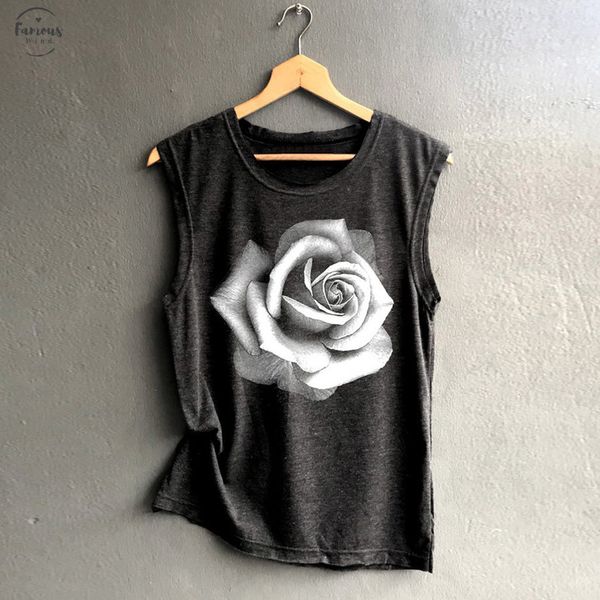 

women sleeveless print casual loose tank soft comfortable women camisole shirt sleeveless t shirt tank famale, White