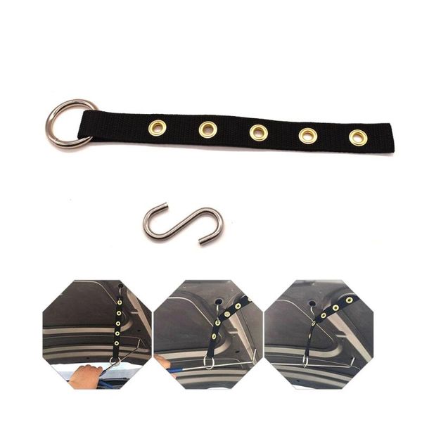 

nylon strap and s hook fit pdr rod car paintless dent repair removal tools