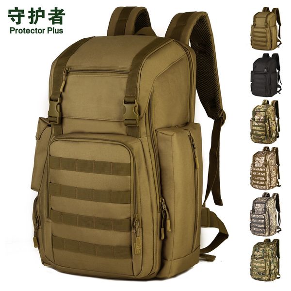 

40l backpack outdoor tactics backpack mountaineering bag camouflage computer bag with shoe pocket men male a4266