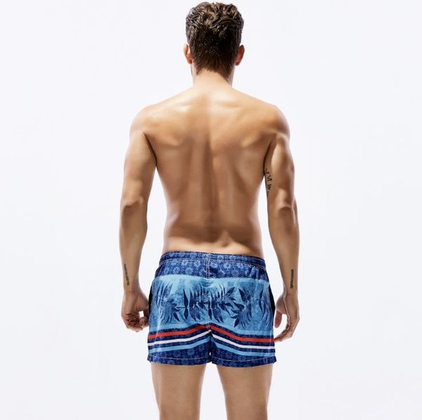 New Boy Swim Suits Boxer Shorts Homens Sexy Surfing Trunks Criativo Swim Suits Boxer Shorts Maillot de Bain Beach Wear Drop Shipping