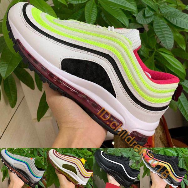 

Высокое качество черный вольт кроссовки мужчины женщины марка 97s воздушной подуш