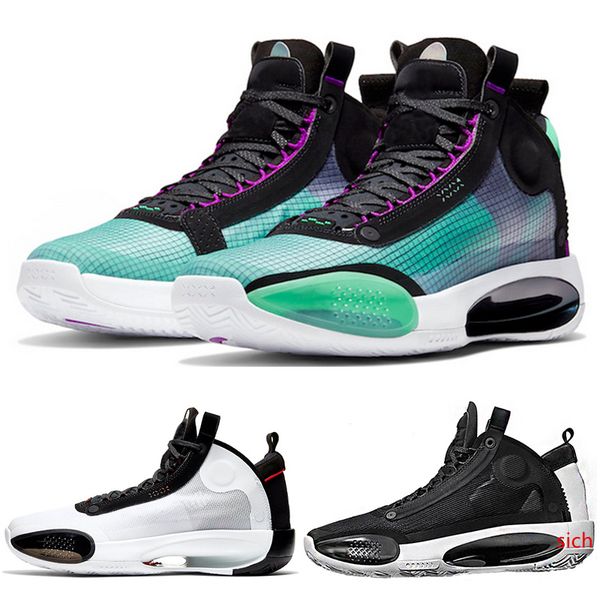 

2020 arrival air 34 men basketball shoes xxxiv blue void bred white red trainers athletic sports sneaker size 7-12
