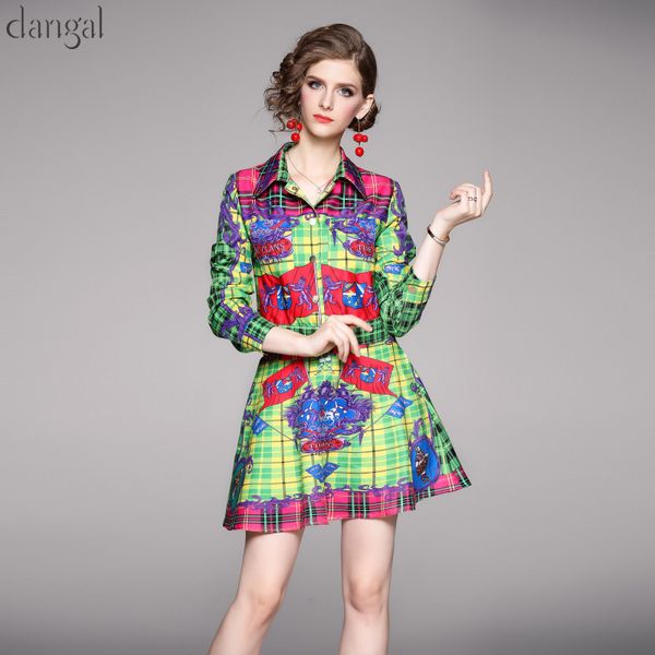 

women two piece set dress fold-down collar single breasted long sleeve shirt skirt two-piece set women dress fashion ladies, Black;gray