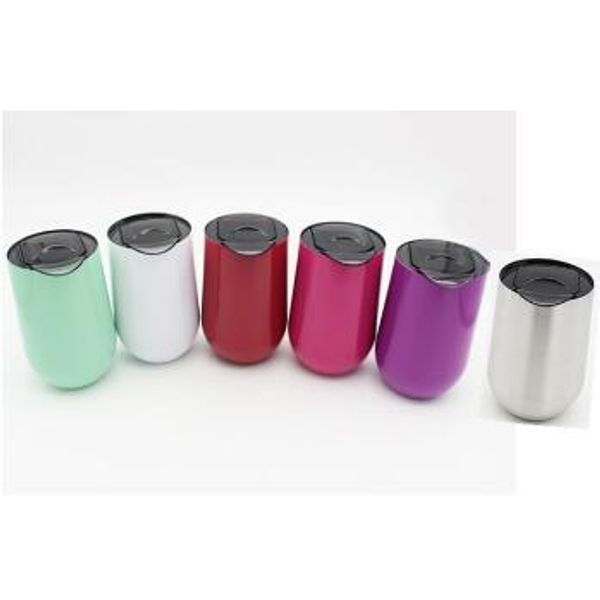 

2019 new style nwt mugs 304 stainless steel 9 oz. coral wine cup with lid no sweat cold 16oz hours take 6 colors