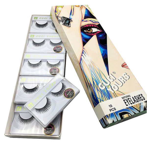 

3d eyelashes 10pair/lot false lashes soft natural thick cross fake eyelashes handmade eye lashes extension beauty tool 20styles gga2219