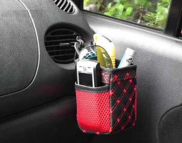 

1pc travel auto car air storage box mobile phone pocket bag organizer holder