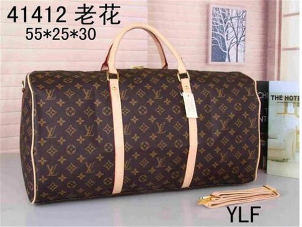 

lupc bag 2020 duffle bag bags handbags designer hand luggage women men travel large pu leather men cross body travel totes 55cm a1 odpnt, Red;black