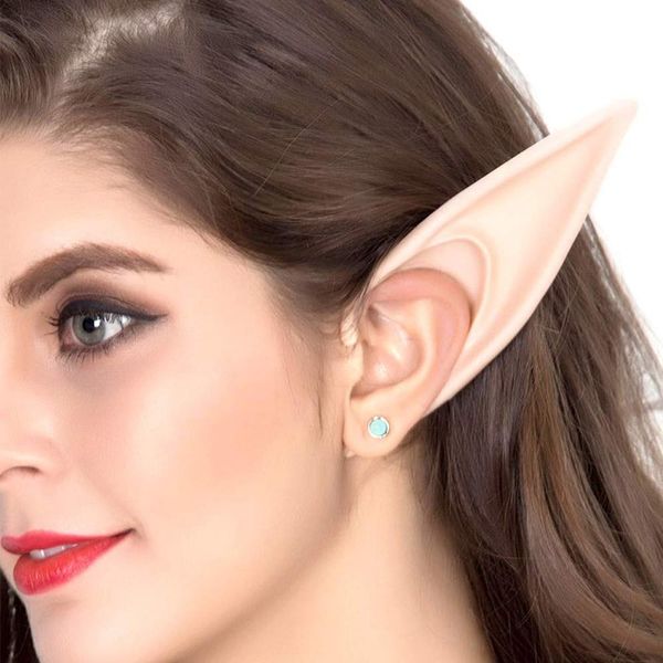 

elf ears cosplay halloween costume latex mask fairy goblin ears elfears fake ears pig nose party prosthetic accessories
