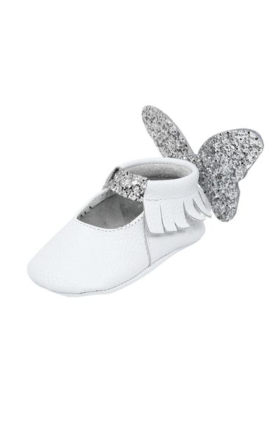 

yoyo junior white genuine leather children booties 11110, Pink;yellow