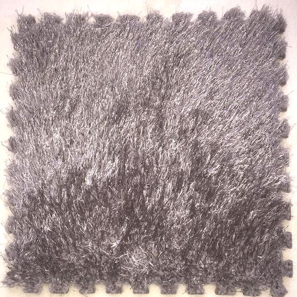 

anti slip mat diy eva foam plush warm jigsaw soft shaggy carpet long hair