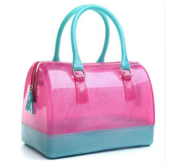 

2020 designer handbag new fashion handbag colorful candy transparent luxury jelly crystal bag