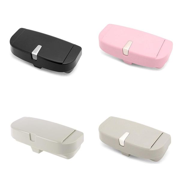 

1pc new glasses case holder clip for car sun visor, eye sunglasses organizer mount with ticket card clip- apply to all car model